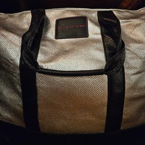 Victoria Secret shiny silver bag